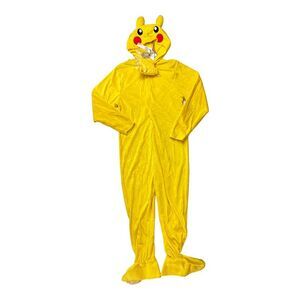 Pokemon Pikachu Unisex Hooded Deluxe Children's Bodysuit Costume - Pikachu